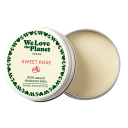 We Love The Planet Sweet Rose Deodorant Balm - 35 gram
