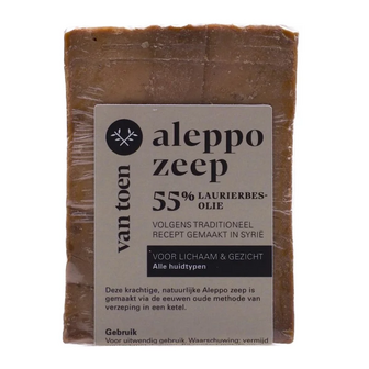 Aleppo zeep 55% laurierbesolie