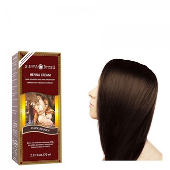 Henna Haarkleuring: Cream Dark Brown