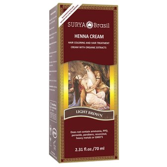 Henna Haarkleuring: Cream Light Brown