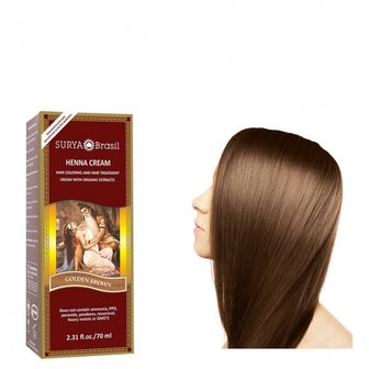 Henna Haarkleuring: Cream Golden Brown