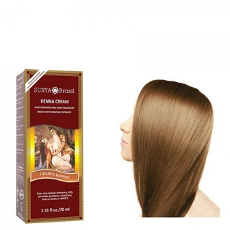 Henna Haarkleuring: Cream Golden Blonde