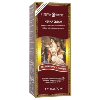 Henna Haarkleuring: Cream Reddish Dark Blonde