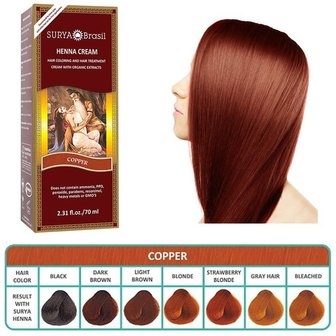 Henna Haarkleuring: Cream Copper