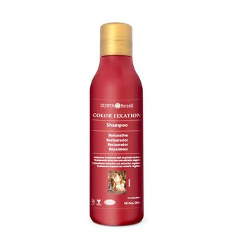 Color fixation herstellende shampoo