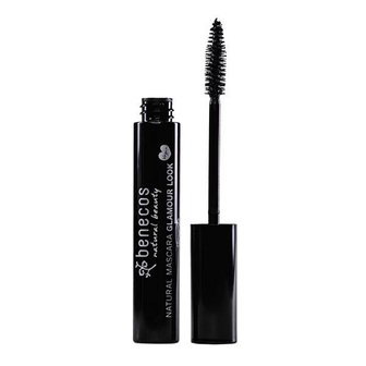 Vegan mascara: glamour look, zwart