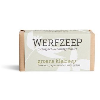 Groene Klei Zeep | Werfzeep