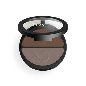 INIKA - Pressed Mineral Eyeshadow Duo: Choc Coffee