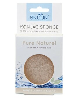 Skoon Natural Cosmetics - Konjac Spons: Pure Natural
