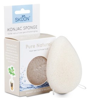 Skoon Natural Cosmetics - Konjac Spons: Pure Natural