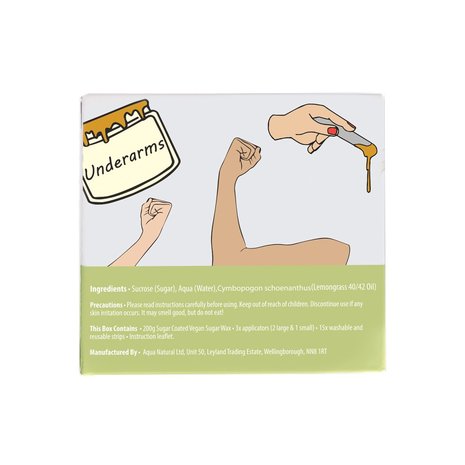 Ingrediënten Underarm hair removal kit