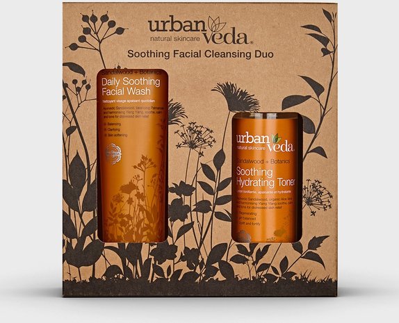 Soothing facial cleanser duo | Urban Veda