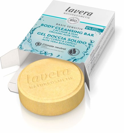 Body cleansing bar hair & skin | lavera