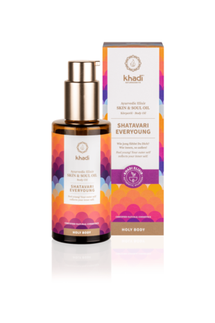 Skin & Soul Body Oil: Shatavari Everyoung | Khadi