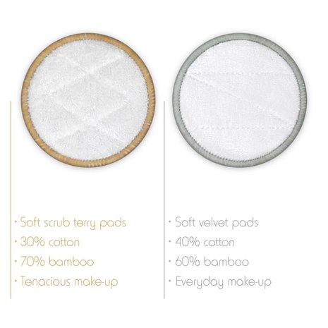 Make-up remover pads & scrubpads | Bambaw