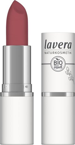 Matte lipstick velvet pink coral | Lavera