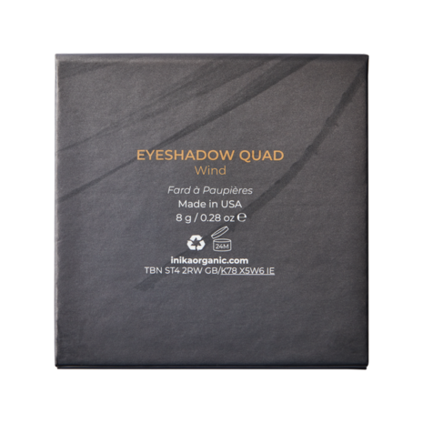 Quat Eyeshadow Palette: Wind | Inika cosmetics