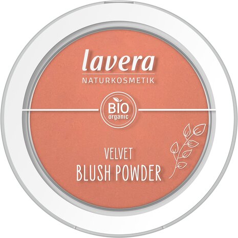 Velvet blush powder: Rosy Peach | Lavera