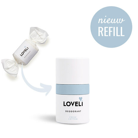 Refill Deodorant fresh cotton | Loveli