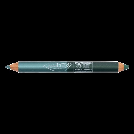  Petral Green Kajal & Emerald Green Eyeshadow Pencil | PuroBIO