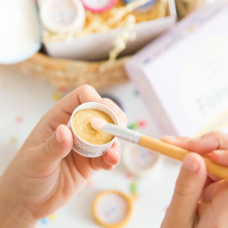 Fairydust gold speel make-up | Ivy & Loulou