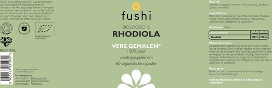 Fushi - Biologische Rhodiola