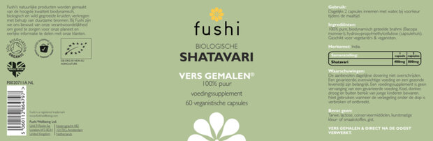 Biologische Shatavari