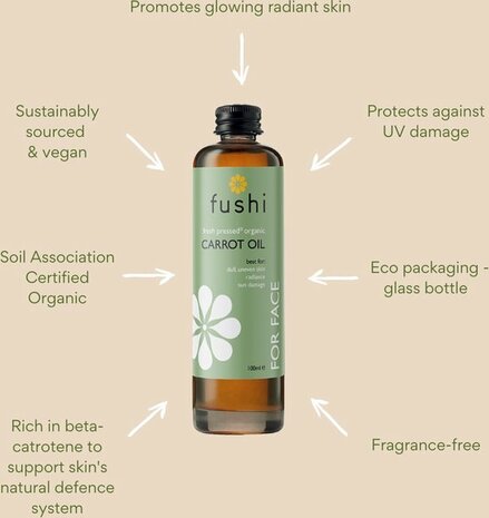 Fushi - Carrot Oil 100 ml fresh Pressed