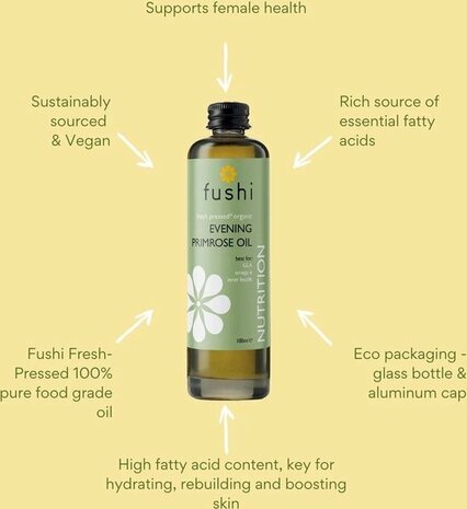 Fushi - Evening Primrose oil, Organic 100ml