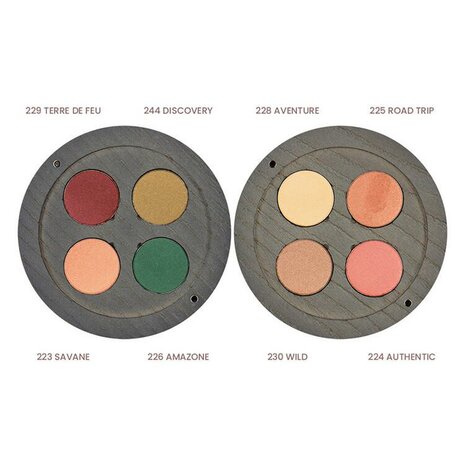 Palette gypsy Travel | BoHo green make-up  2
