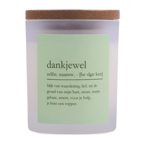 Geurkaars 'Dankjewel'