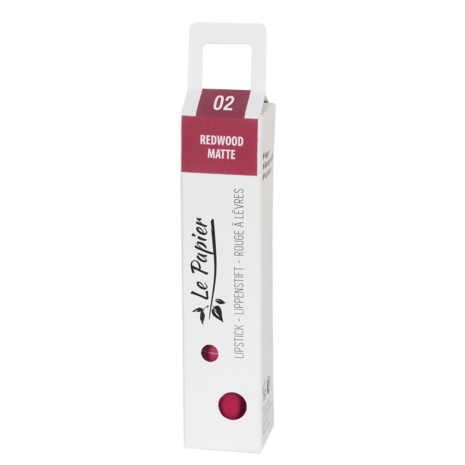 Le Papier Paper tube lipstick - REDWOOD 02 Matte