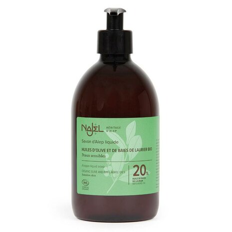 Aleppo Najel - Aleppo Liquid Soap 20% Bay Laurel Oil - 500ml