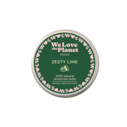 We Love The Planet Zesty Lime Deodorant Balm - 35 gram