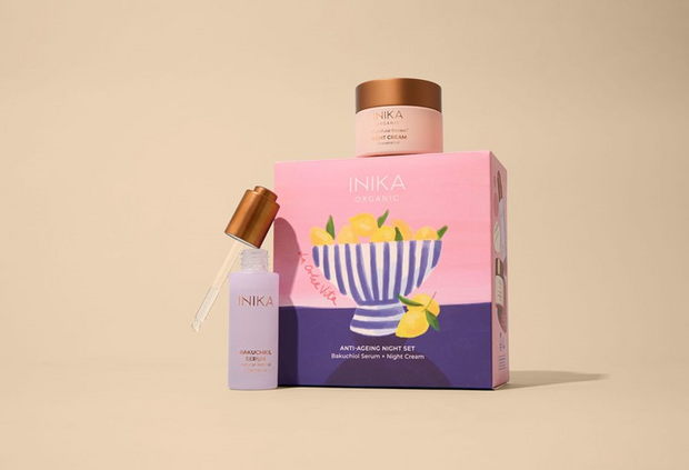 INIKA Organic Anti-Ageing Night Duo Set