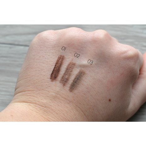 Swatches boho's wenkbrauwpotloden