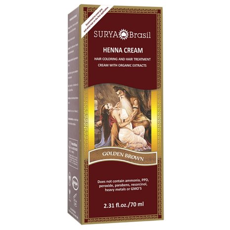 Henna Haarkleuring: Cream Golden Brown