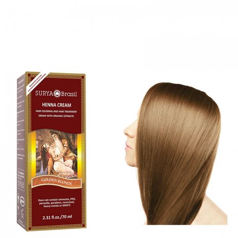 Henna Haarkleuring: Cream Golden Blonde