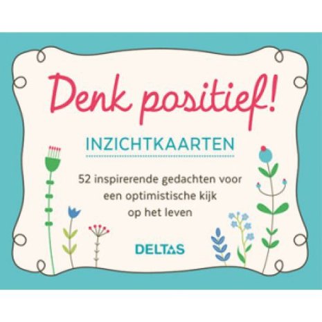 Denk positief kaartjes | Deltas