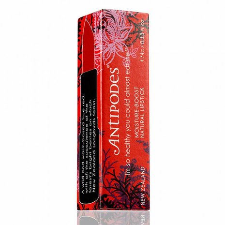 Antipodes - Natural Lipstick: Forest Berry Red