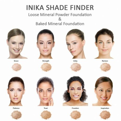 Inika's shade finder | Foundation