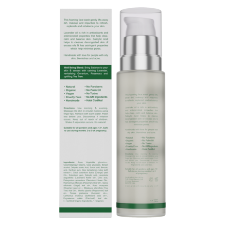 PHB Ethical Beauty - Balancing Range Face Wash: Lavendel & Salicylzuur