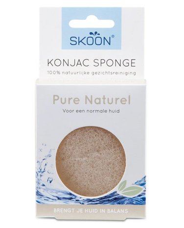 Skoon Natural Cosmetics - Konjac Spons: Pure Natural