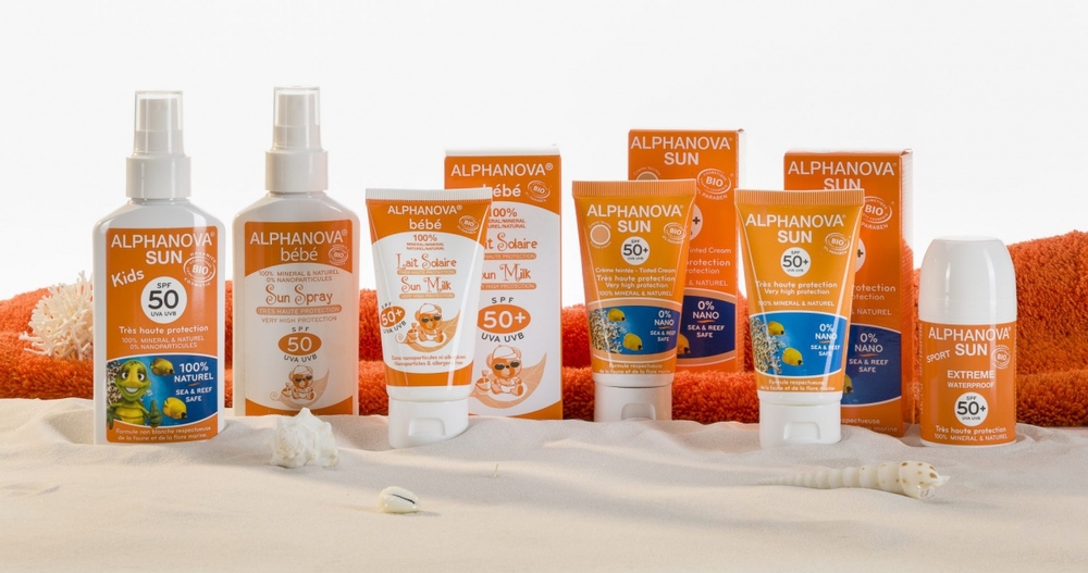 Alphanova assortiment zonnecosmetica