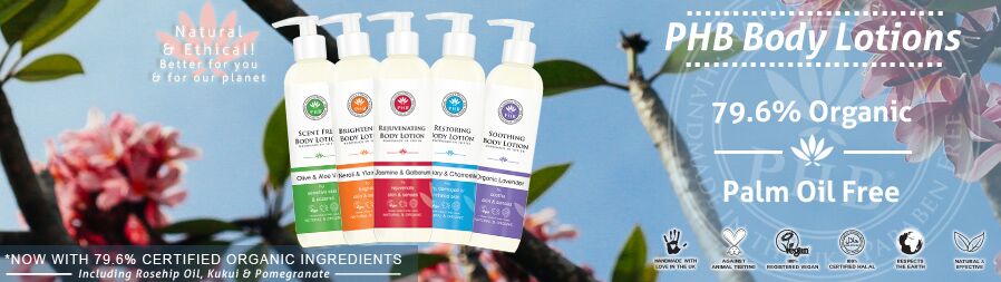 Bodylotions PHB Ethical bij Bio Amable