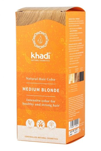 royalty Demonteer Ga naar het circuit 100% natuurlijke bio hair colour medium blond haarkleuring | Khadi