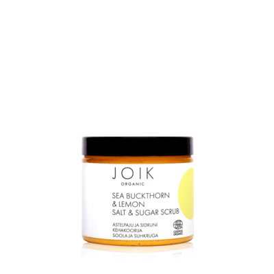 Joik - Body Scrub: Sea Buckthorn & Lemon Sugar & Salt