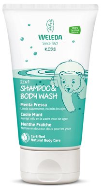 Weleda - Kids: 2 in 1 Shampoo & Body Wash Coole Munt
