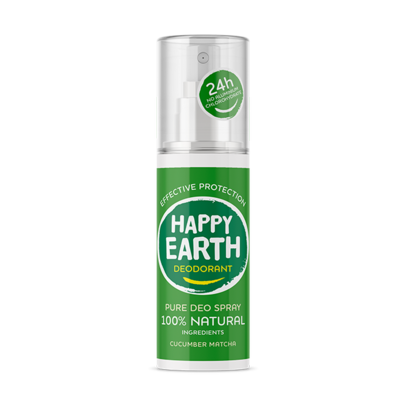 Happy Earth - Pure Deo Spray: Cucumber Matcha