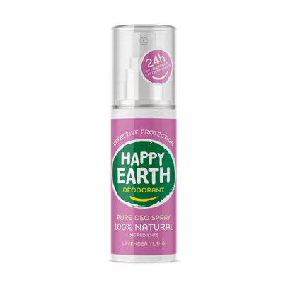 Happy Earth - Pure Deo Spray: Lavender Ylang